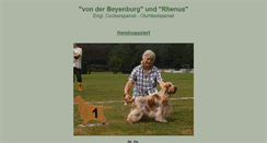 Desktop Screenshot of beyenburg-cocker.de