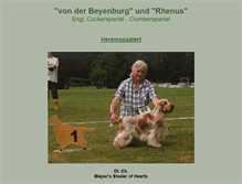 Tablet Screenshot of beyenburg-cocker.de